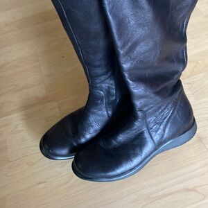 SAX Leather Black Boots